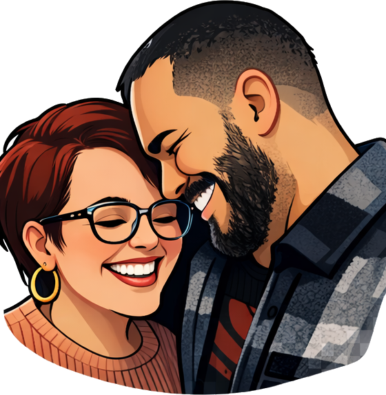 Cel-shaded portrait
